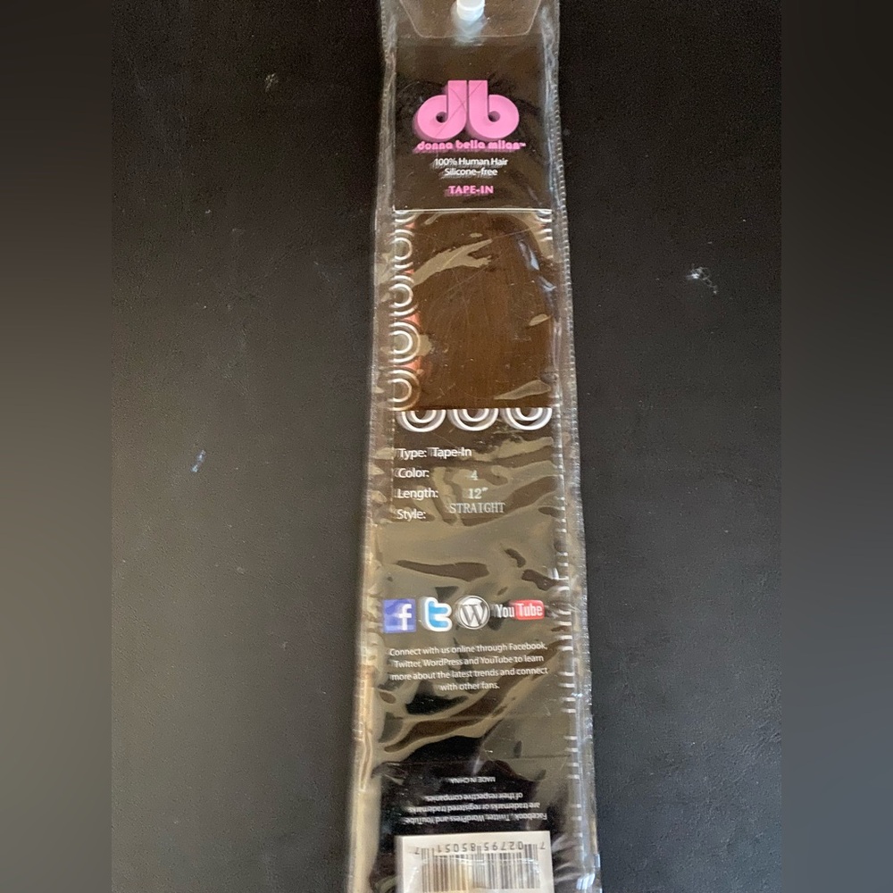 DONNA BELLA HAIR - Lot of Extensions (color 4) NEW - Picture 4 of 12